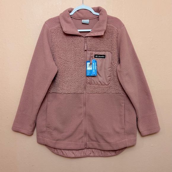 Columbia Lodge Sherpa Full Zip Fleece Jacket - Picture 4 of 8